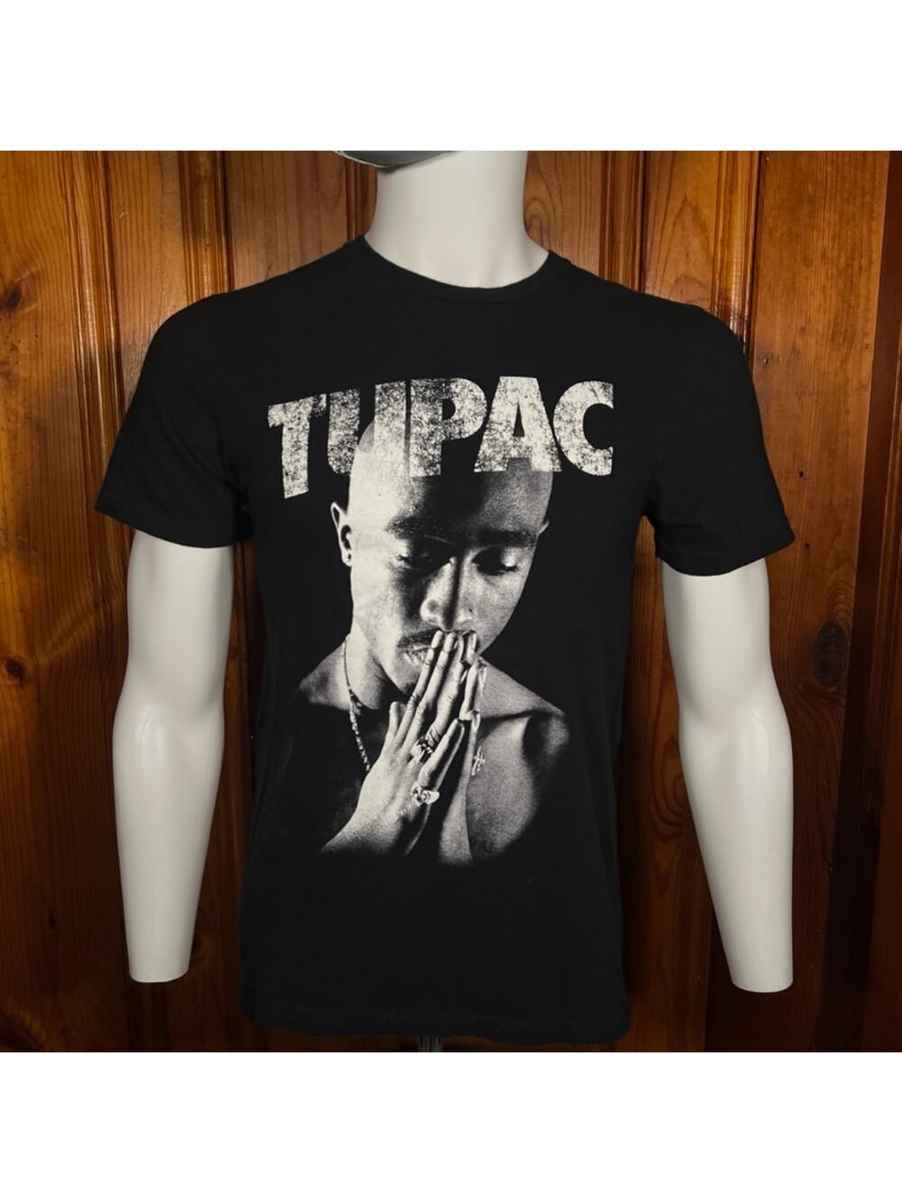 2Pac S Rap T-Shirt Black Regular